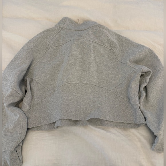 Lululemon scuba half zip on grey M/L - Picture 2 of 5